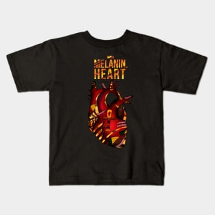 Melanin Heart Kids T-Shirt